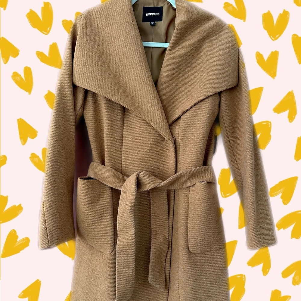 Express Tan Women's Coat